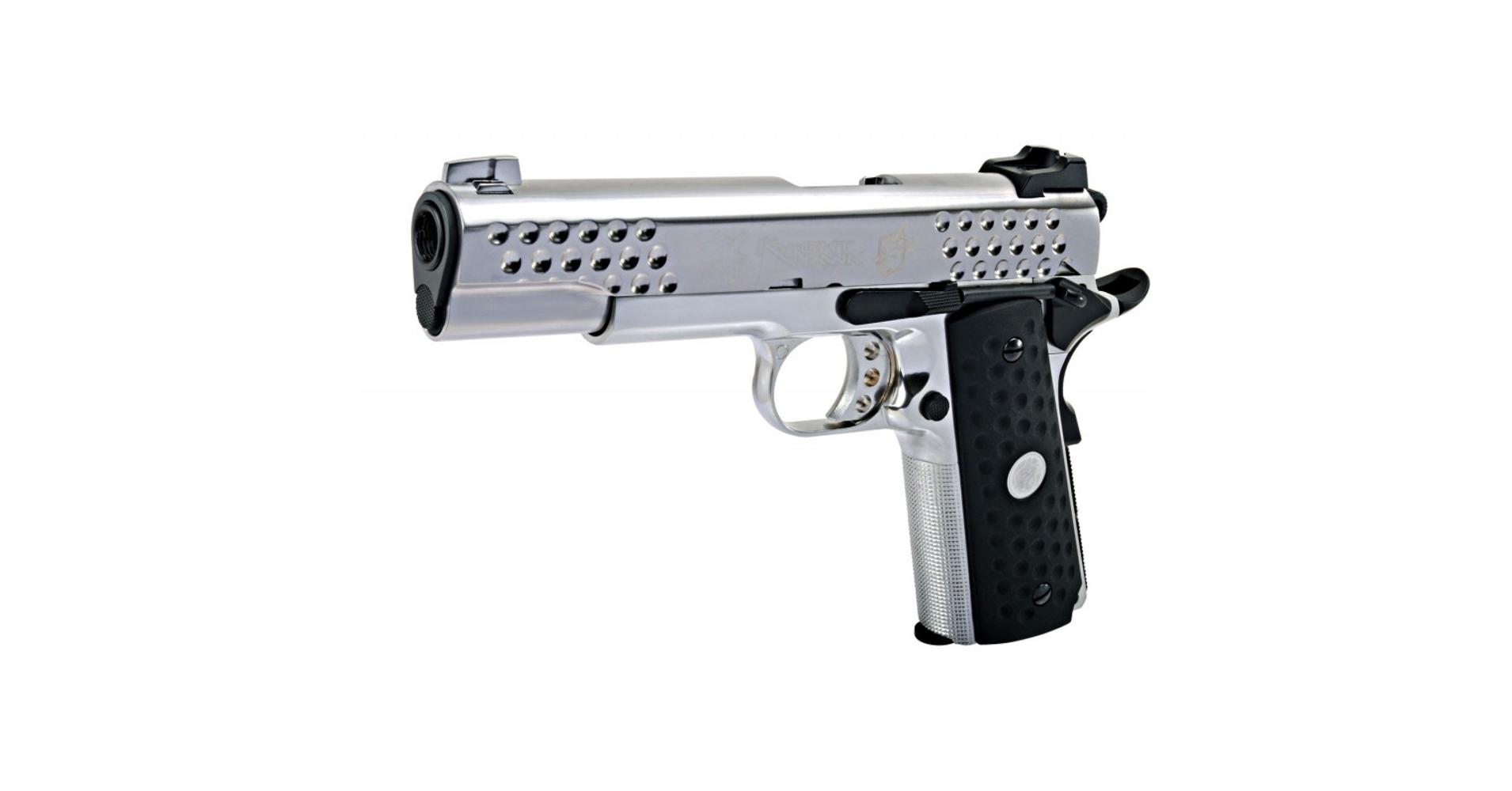 KAC Nighthawk 1911 Chrome airsoft pisztoly GBB Green Gas Combat